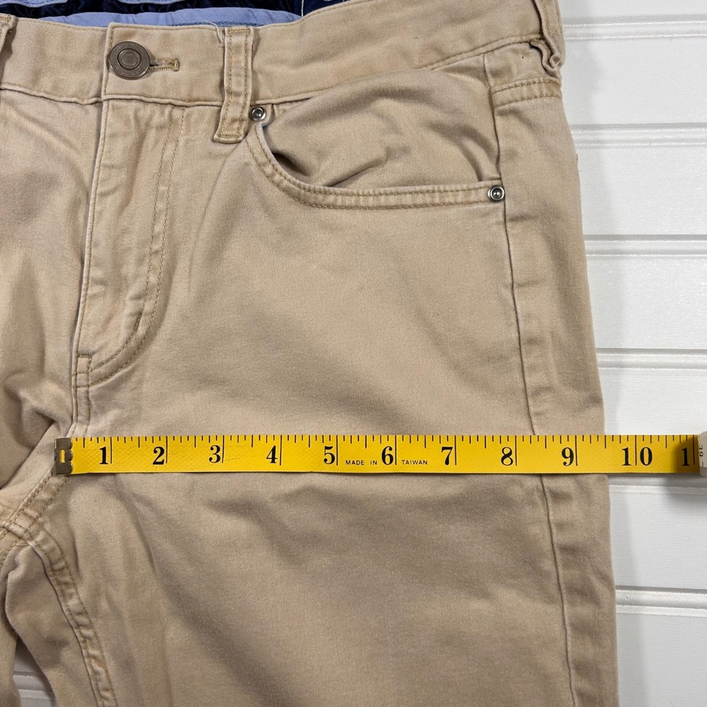 Vineyard Vines 5-Pocket Pants Mens 30x30 (FIT 30x28) Tan Khaki Chino Stretch - Picture 11 of 16